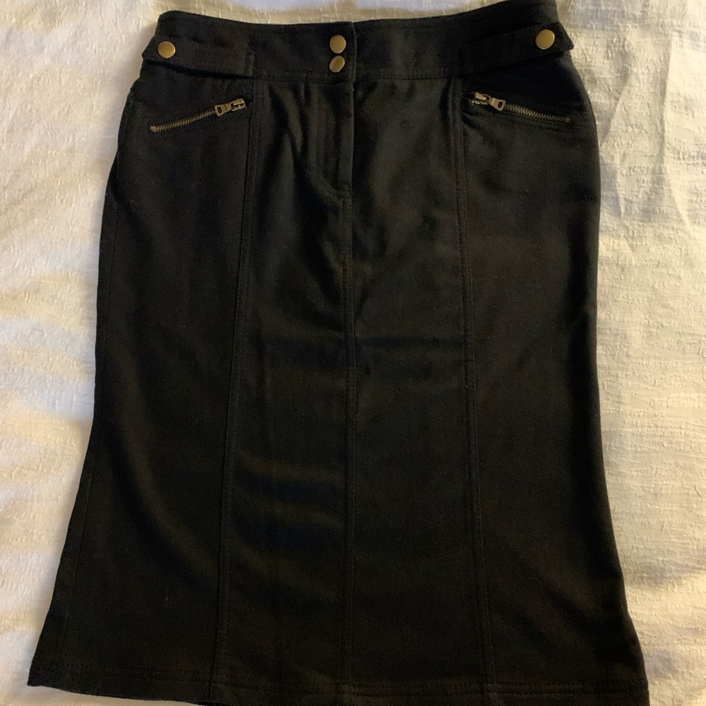 Express Black Wool Nylon Blend Skirt Size 0